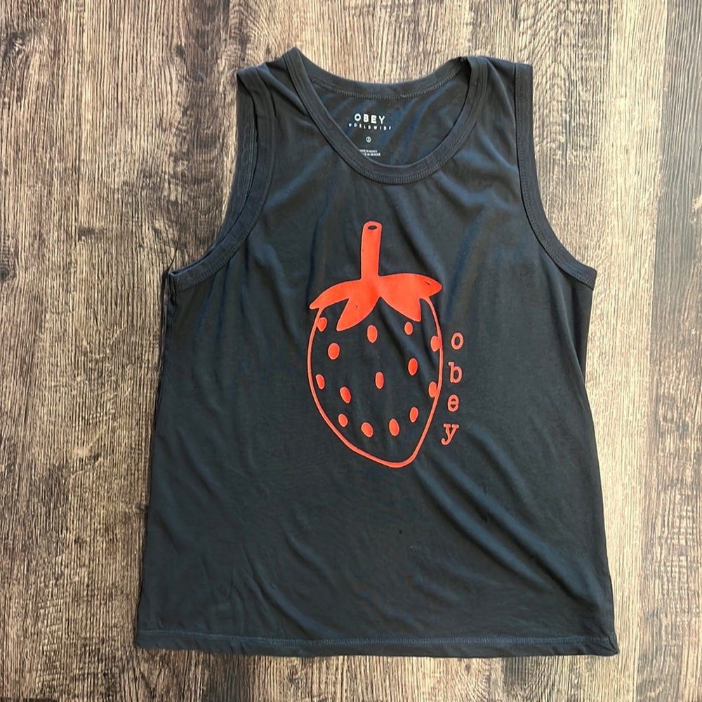 Obey strawberry tank